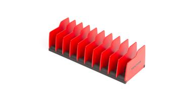 Tekton red plastic pliers rack