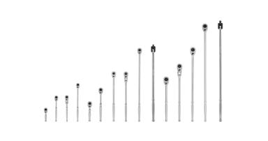 Tekton quick-release ratchets and breaker bars