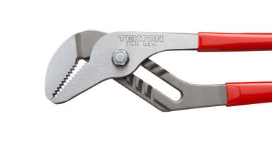 Tekton groove joint pliers with red handles
