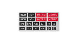 Tekton cabinet drawer labels