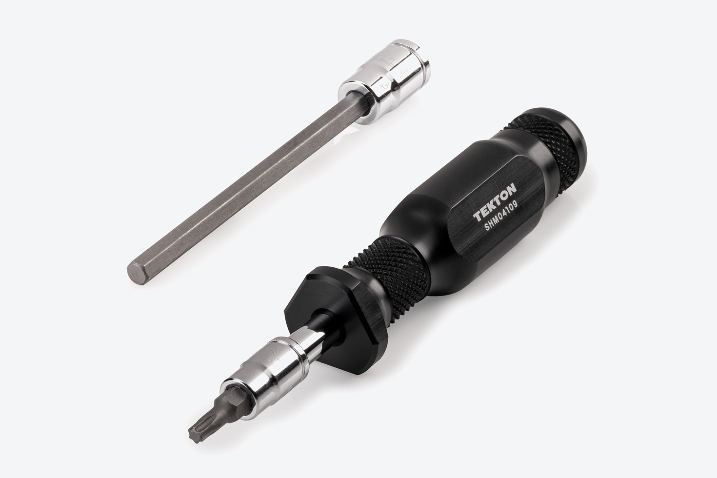 1/4 Inch Drive x 5 Inch Aluminum Spinner Handle (1 in. Shank) | TEKTON