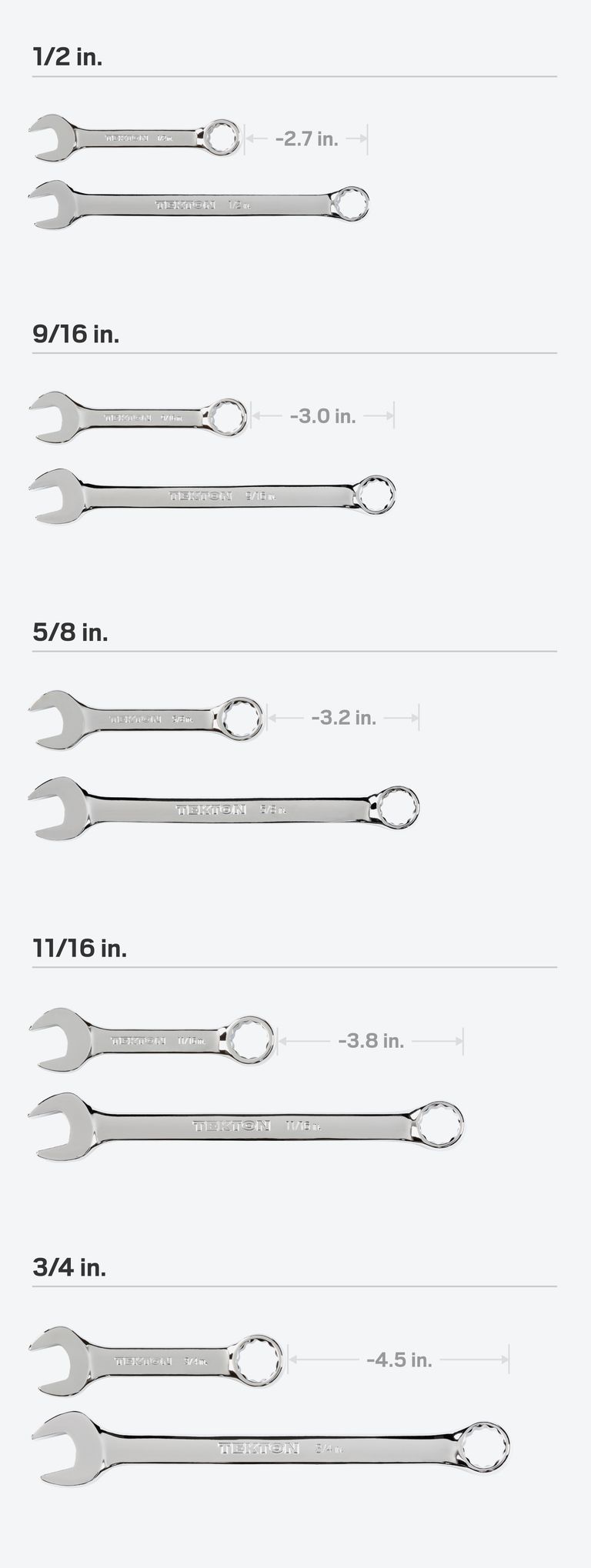71Piece Stubby and Standard Length Wrench Set with Pouch TEKTON