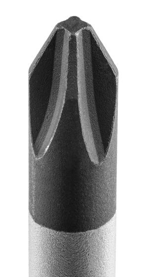 Close-up of Phillips screwdriver tip
