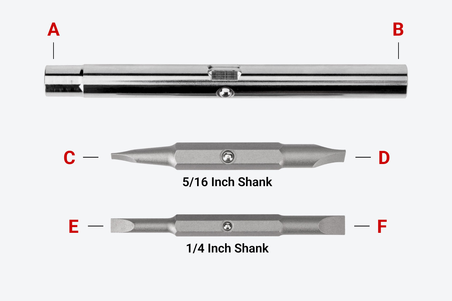 トントトン（〜6/1） 6-in-1 Slotted Driver - Red | TEKTON