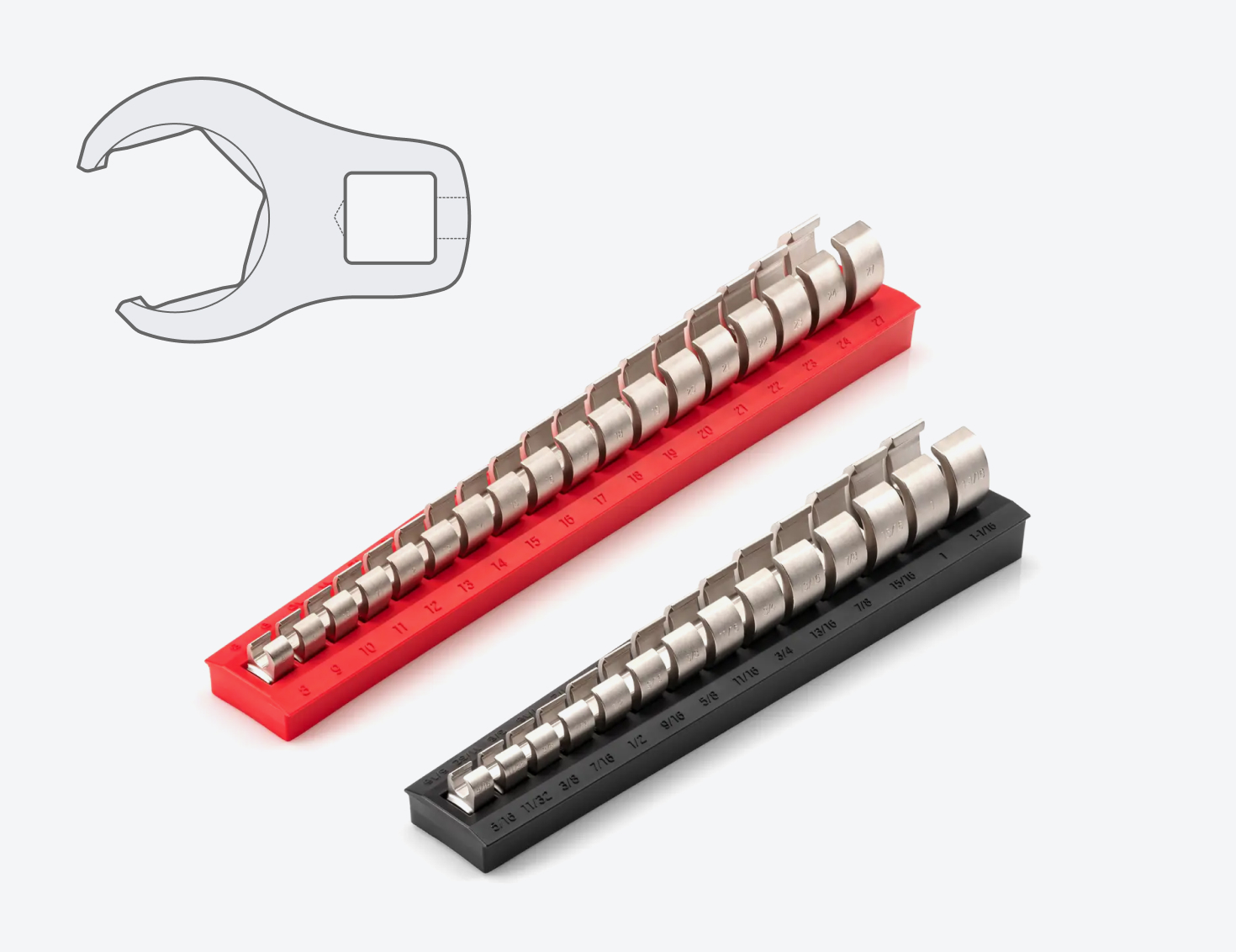 3/8 Inch Drive Crowfoot, Flare Nut Crowfoot Wrench Set | TEKTON