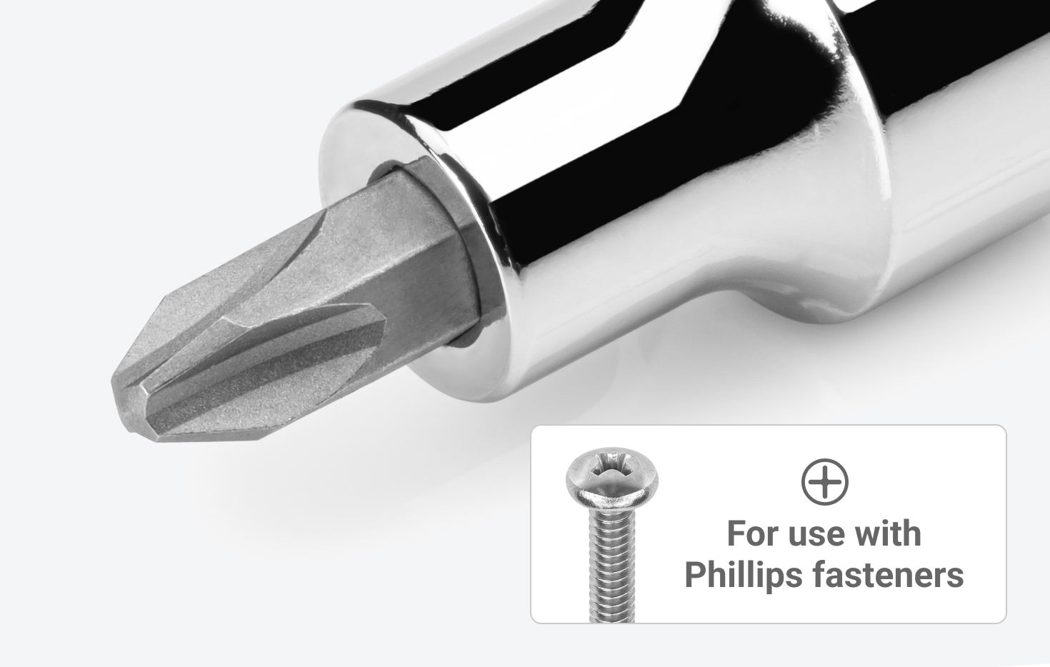 1/2 Inch Drive x #2 Phillips Bit Socket | TEKTON