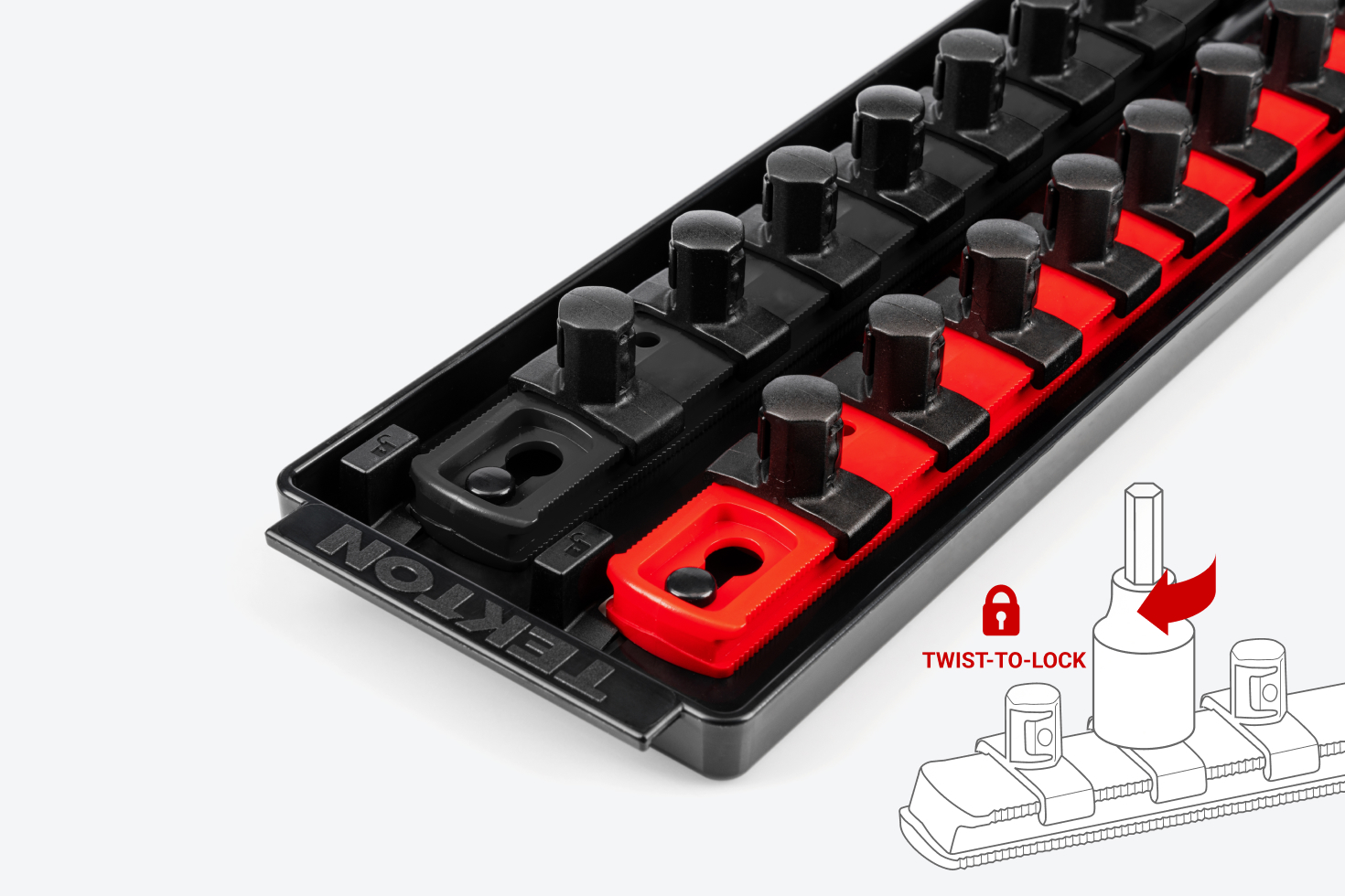 1/2 Inch Drive Hex Impact Bit Socket Set (24-Piece) | TEKTON