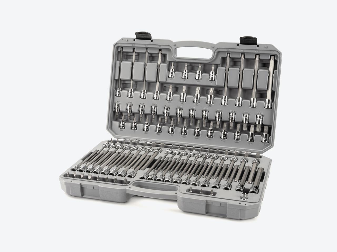 Bit Drive Socket Set 3/8 Inch Drive Bit Socket Set (110-Piece) | TEKTON | SHB91317