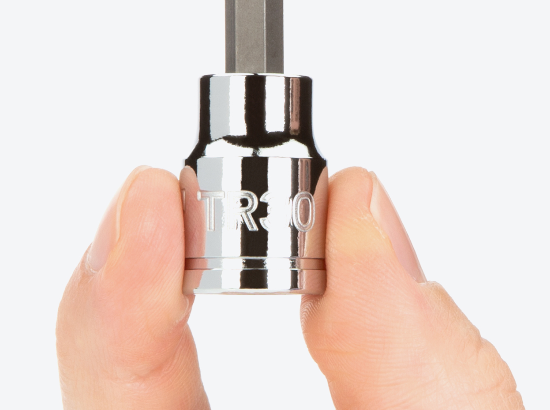 3/8 Inch Drive x TR30 Tamper-Resistant Torx Bit Socket | TEKTON
