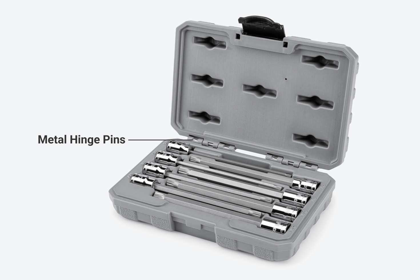 じょん 3/8 Inch Long Triple Square Bit Socket Set (8-Piece) | TEKTON