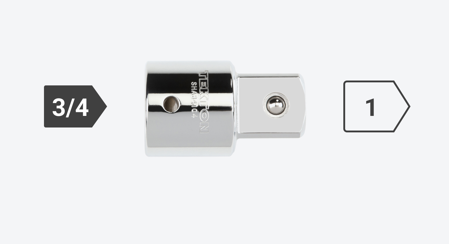 3/4 Inch Drive Accessories Set (6-Piece) | TEKTON | SHA93005