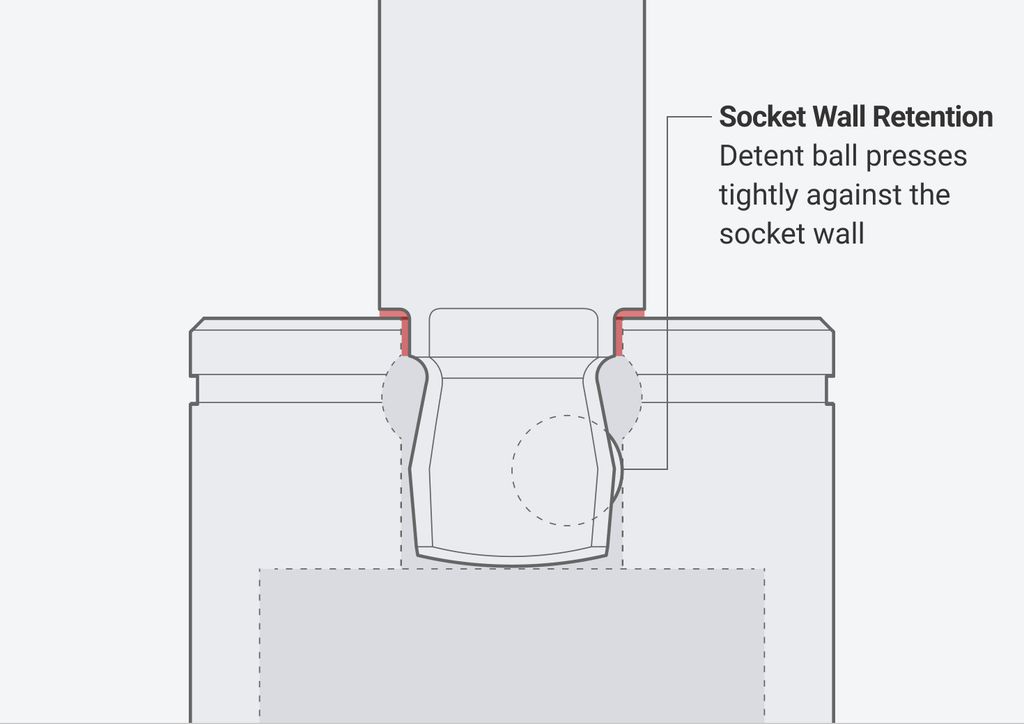 3Piece 1/4 Inch Drive Wobble Extension Set TEKTON