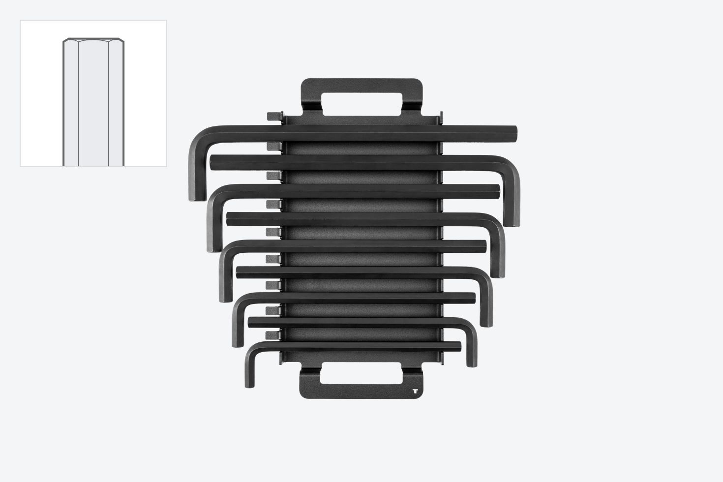 エルクトーン 43-Piece Hex L-Key Set with Holder and Rack | TEKTON