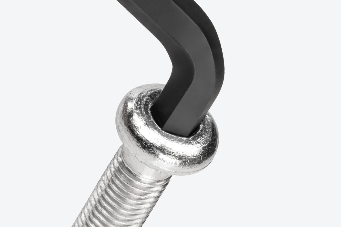 Tekton short arm L-key in fastener
