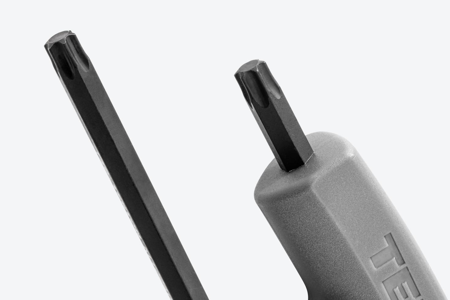 Tekton T-handle star keys with precise geometry tip