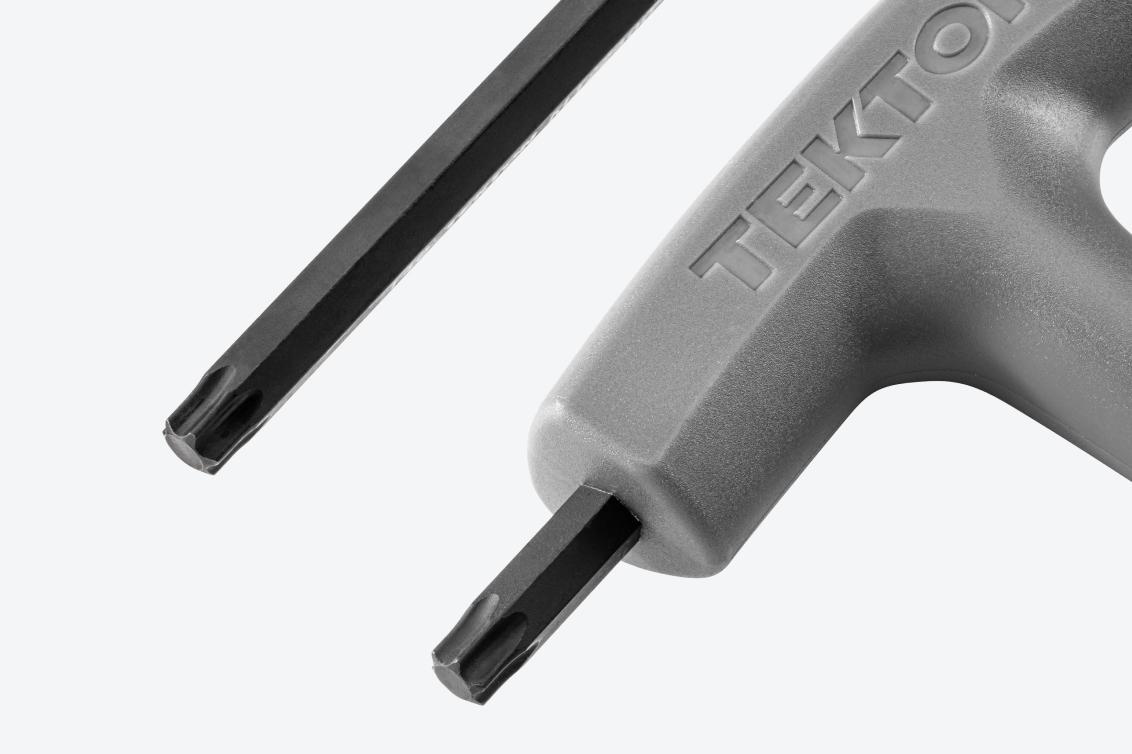 Tekton T-handle star keys with precise geometry tip