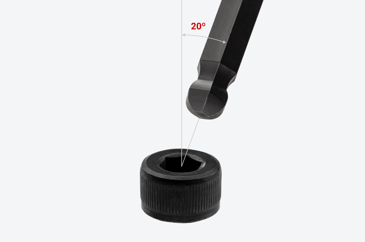 5/16 Inch Ball End Hex L-Key | TEKTON | KLX72313