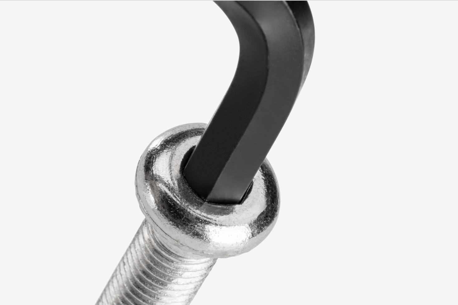 Tekton L-key in fastener