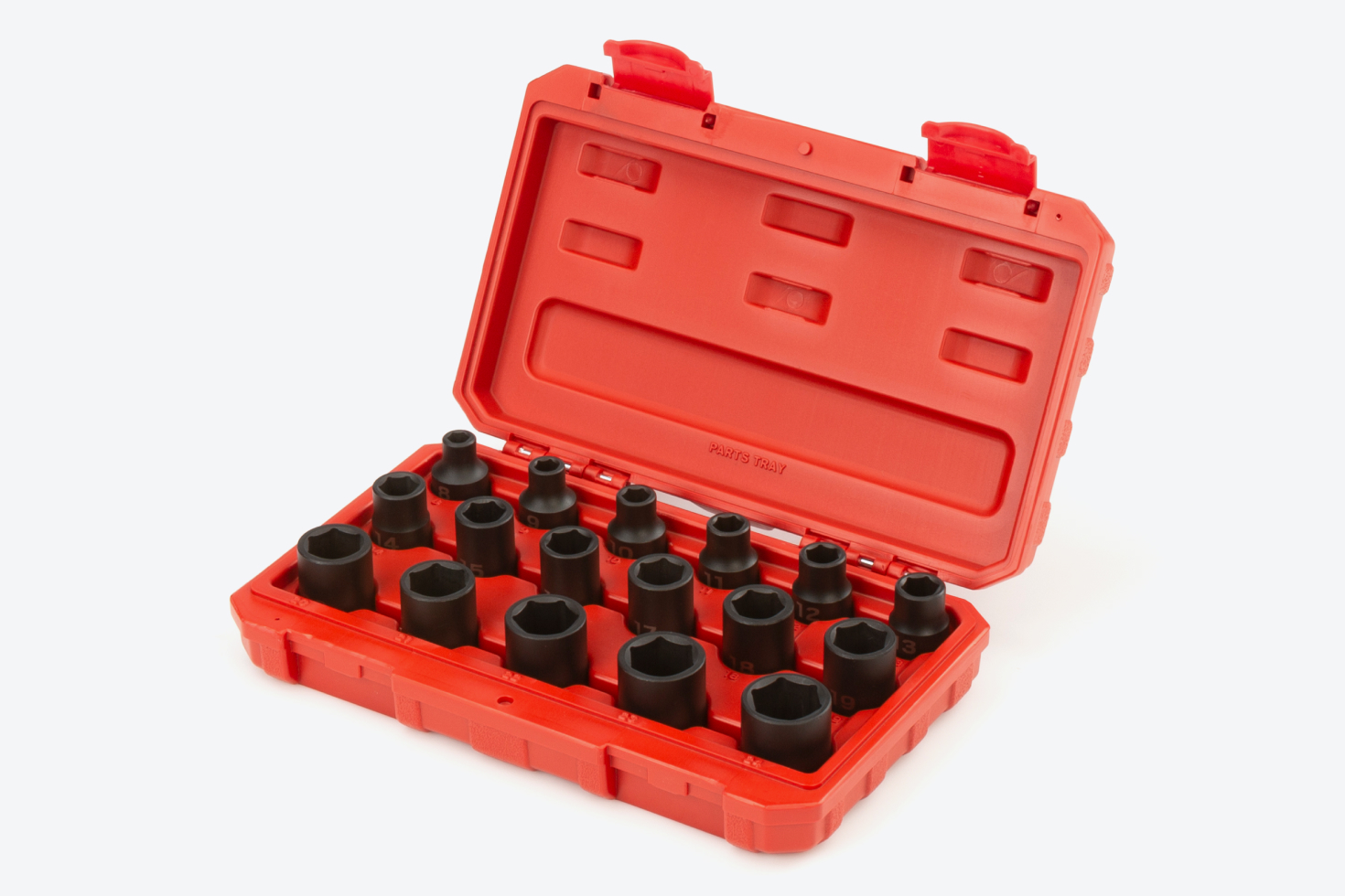 1/2 Inch Drive 6-Point Impact Socket Set (17-Piece) | TEKTON