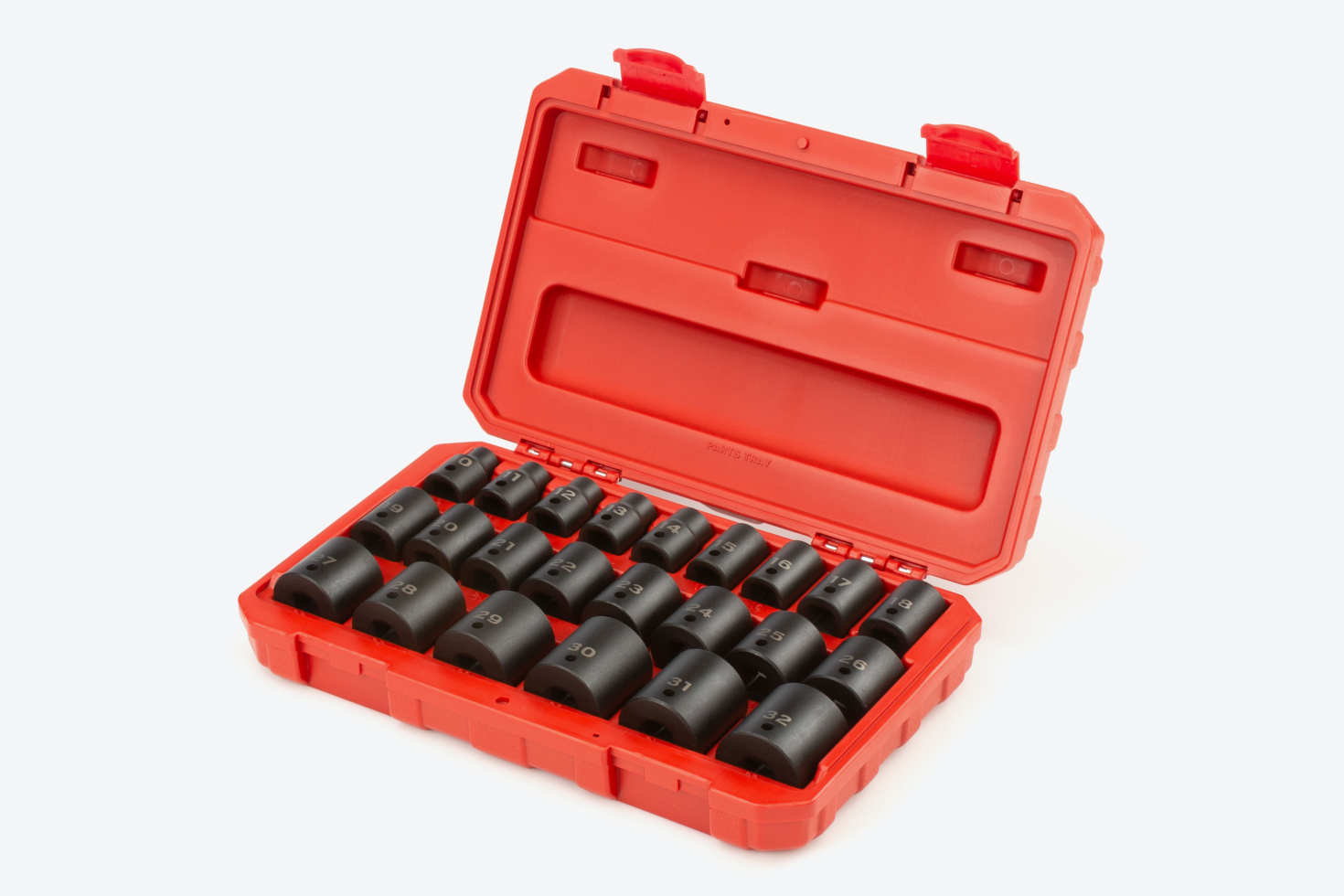 1/2 Inch Drive Shallow 6-Point Impact Socket Set (10 - 32 mm) | TEKTON