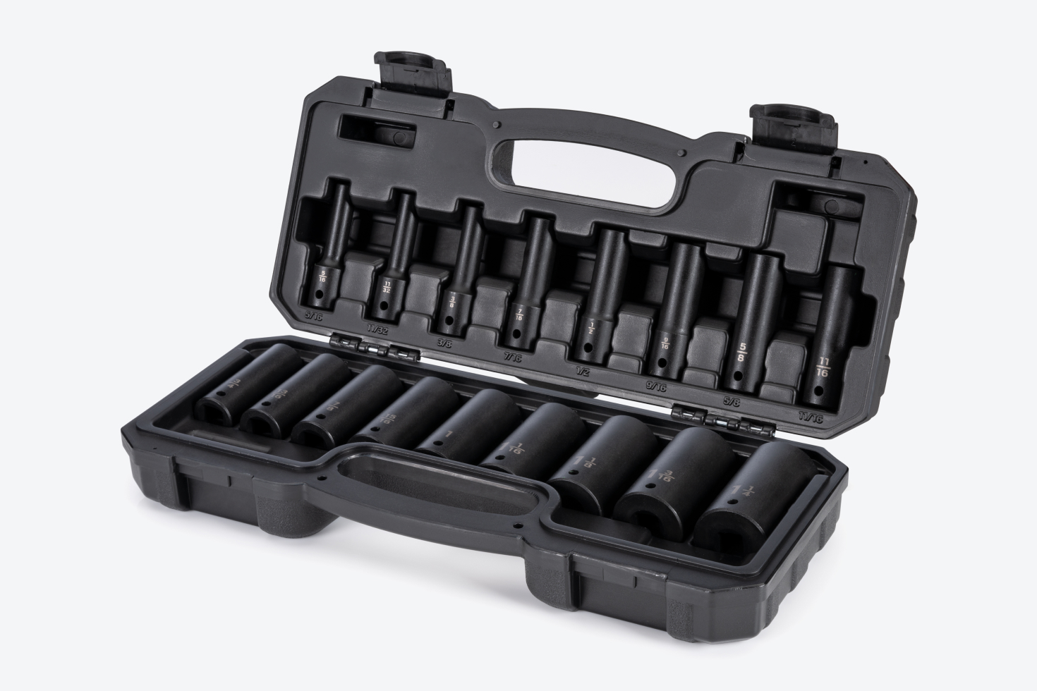 トントトン（〜6/1） 1/2 Inch Drive Deep 12-Point Impact Socket Set (17-Piece) | TEKTON