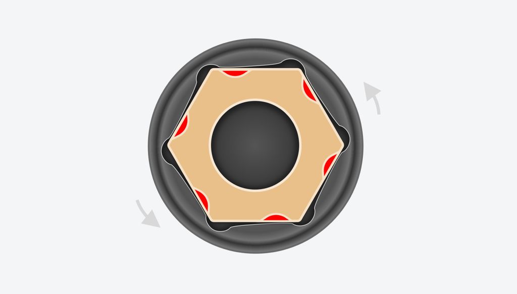 7Piece Axle Nut Socket Set TEKTON