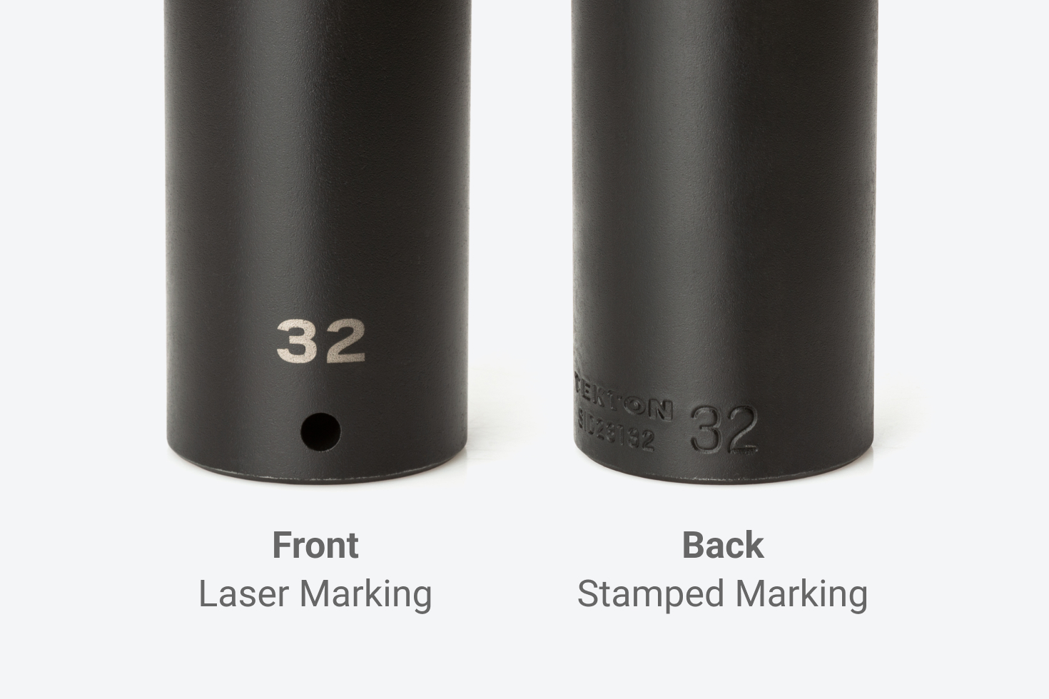Individual 1/2 Inch Drive Deep 12-Point Impact Sockets