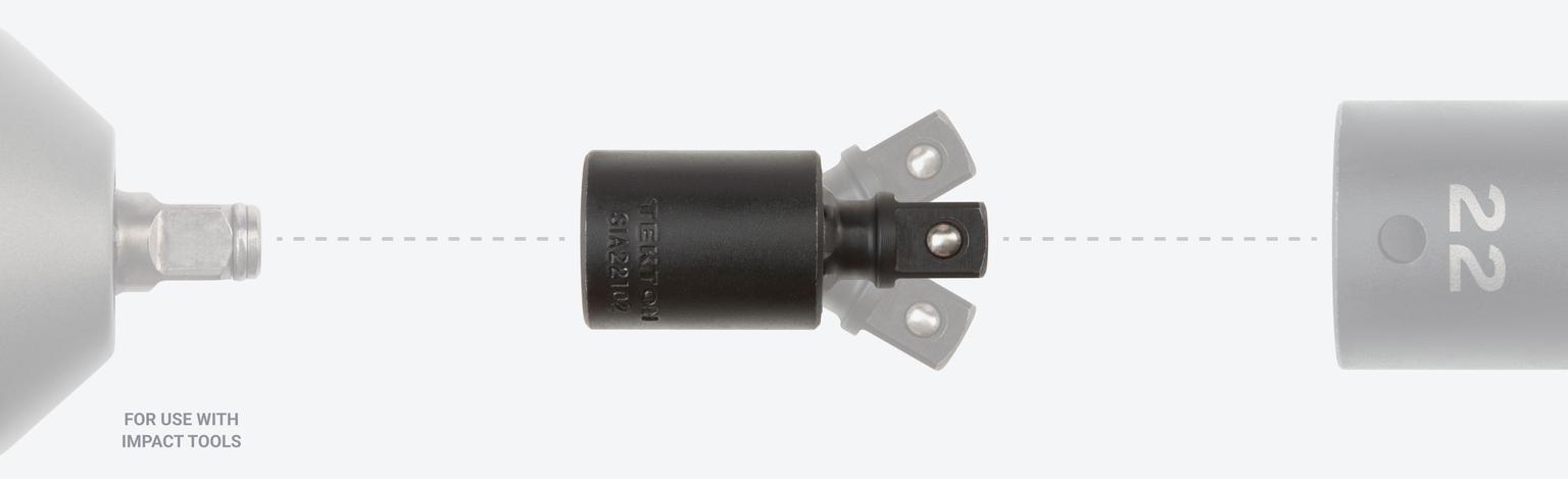 Tekton impact universal joints are for use with impact tools
