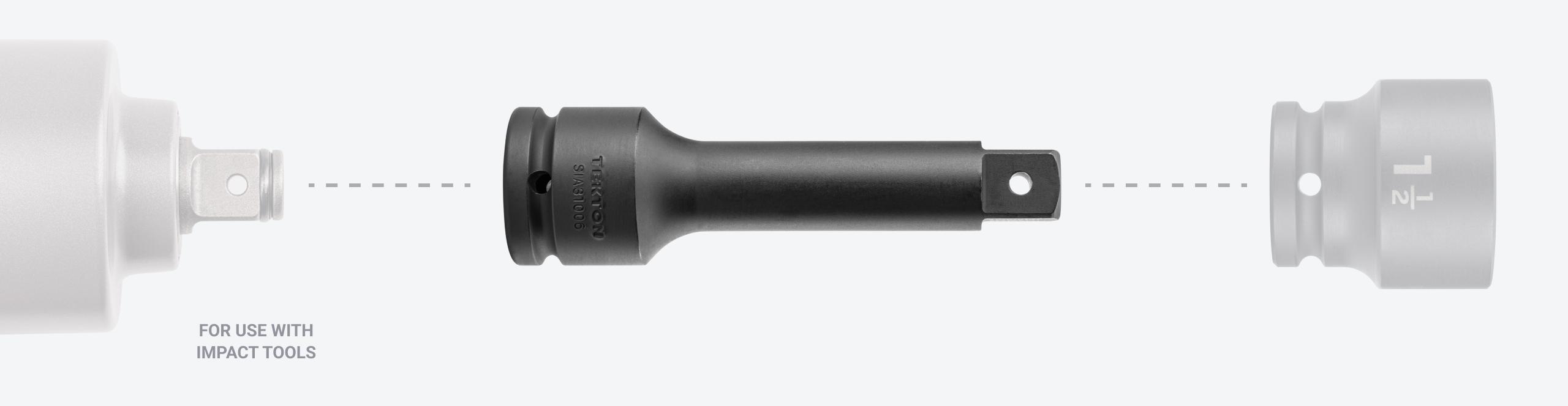 Tekton impact extensions are for use with impact tools.