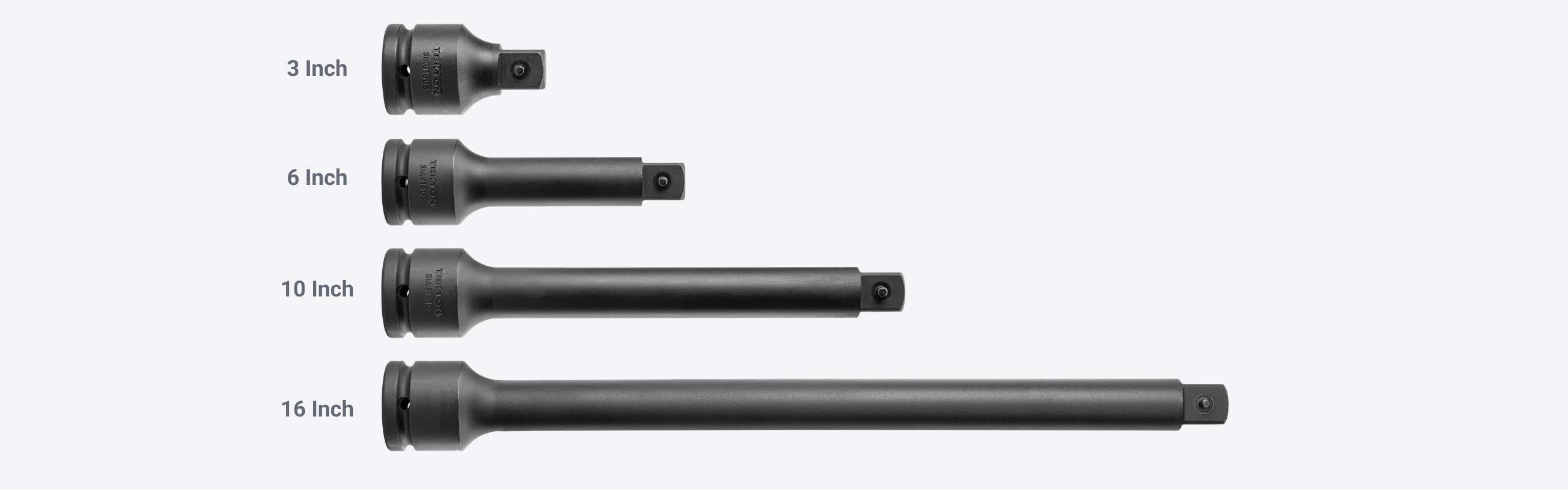 3/4 Inch Drive Impact Accessories Set, 7-Piece (Pin Detent) | TEKTON