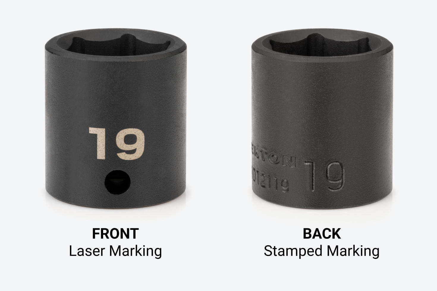 3/8 Inch Drive x 9 mm Shallow 6-Point Impact Socket | TEKTON