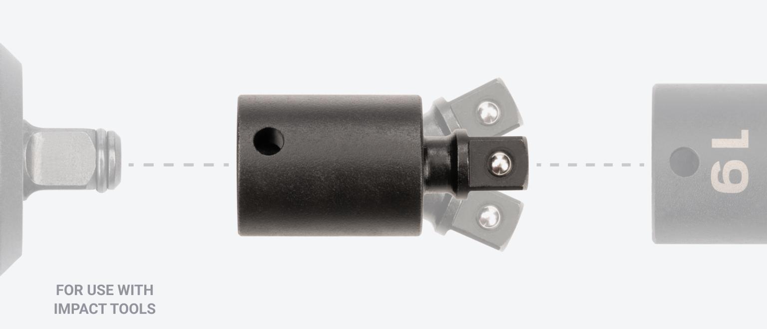 Tekton impact universal joints are for use with impact tools