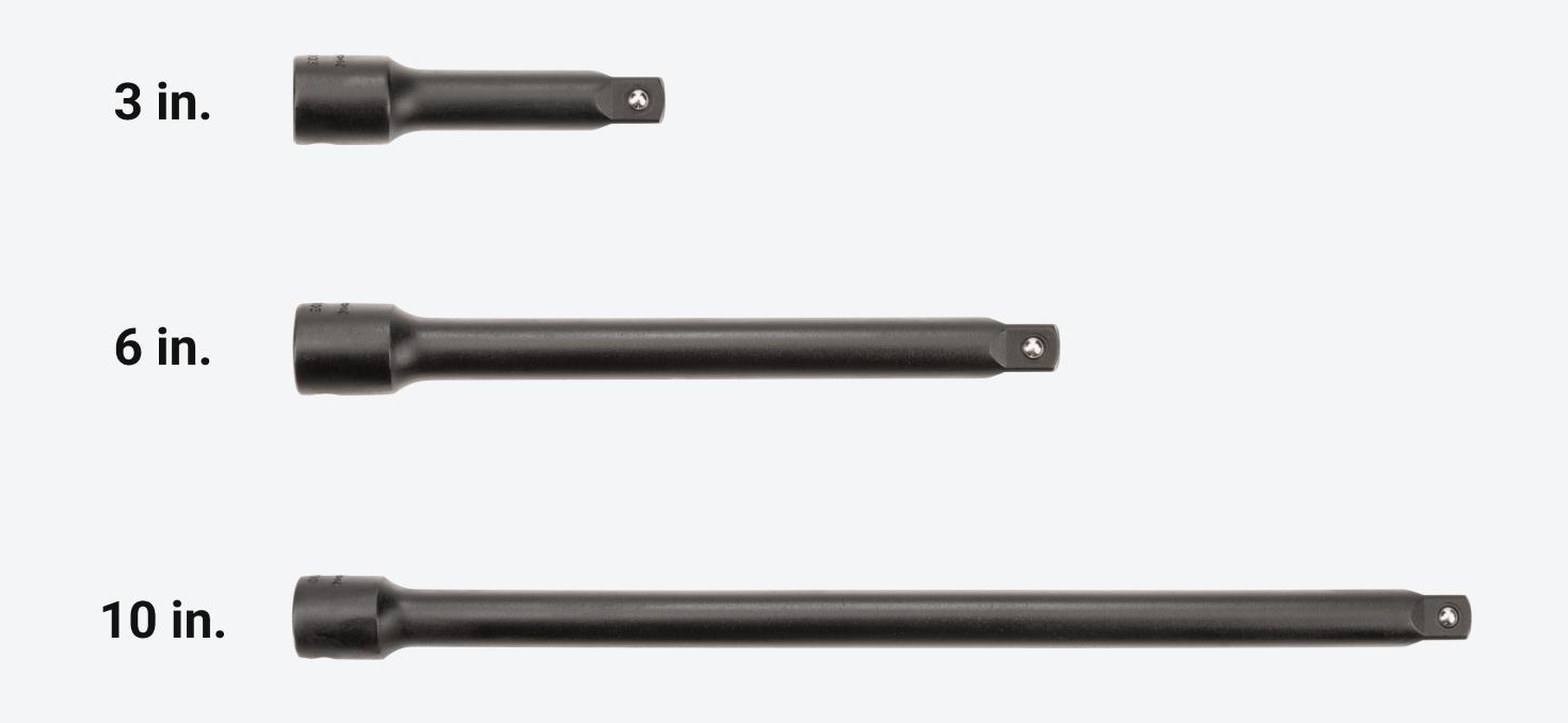 Available in 3, 6, and 10 inch lengths.