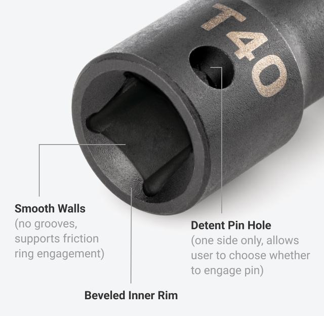 3/8 Inch Drive x T25 Torx Impact Bit Socket | TEKTON