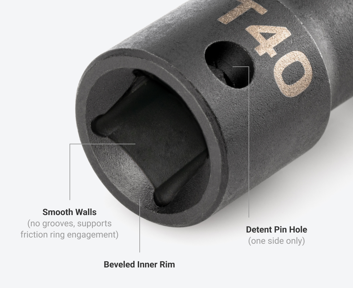 3/8 Inch Drive x T30 Torx Impact Bit Socket | TEKTON