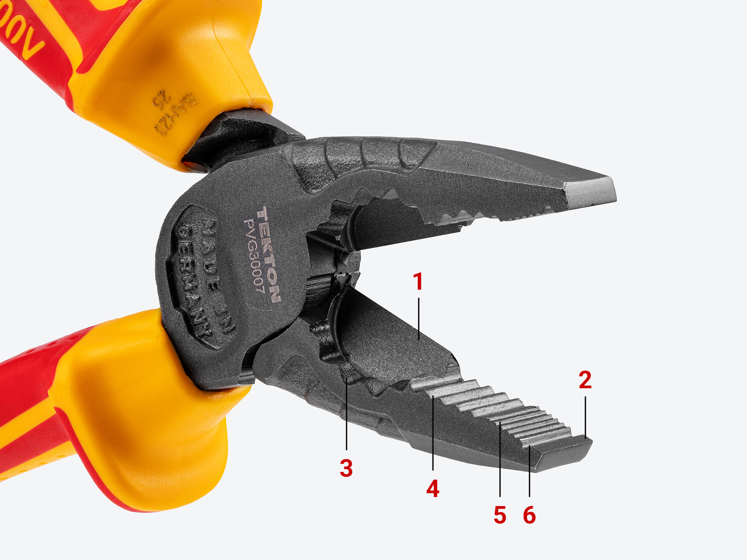 7 Inch Insulated Combination Pliers | TEKTON