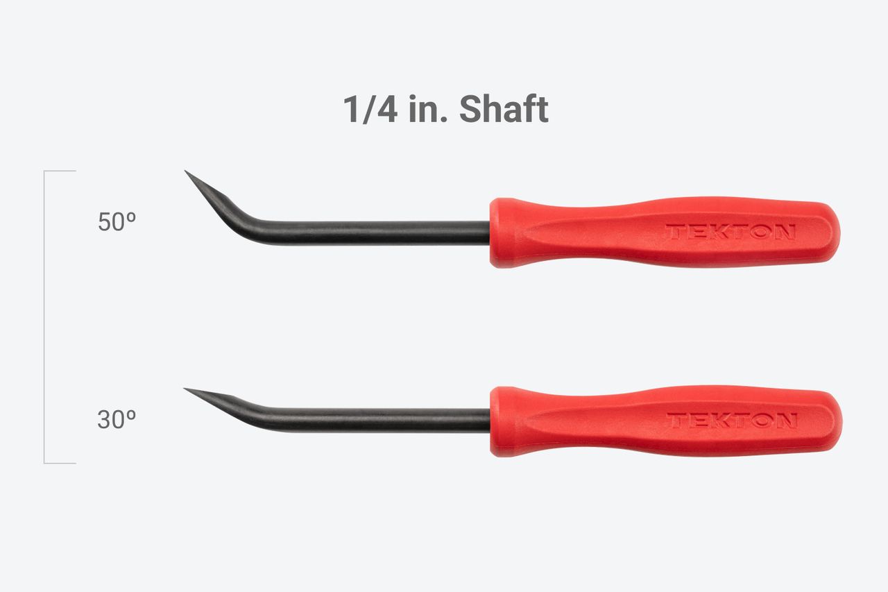 2Piece 1/4 Inch Mini Pry Bar Set TEKTON Made in USA