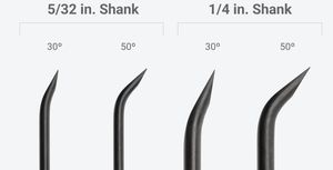Pince Coudée Mini À Long Bec TEKTON – 45°, Pour Travaux De Précision