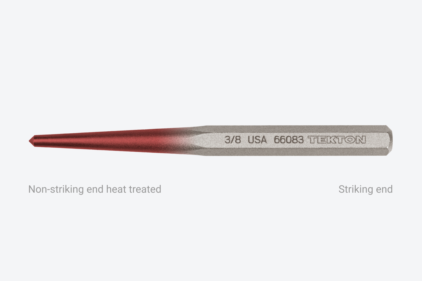 Punch Set with Walnut Block (18-Piece) | TEKTON | 66564