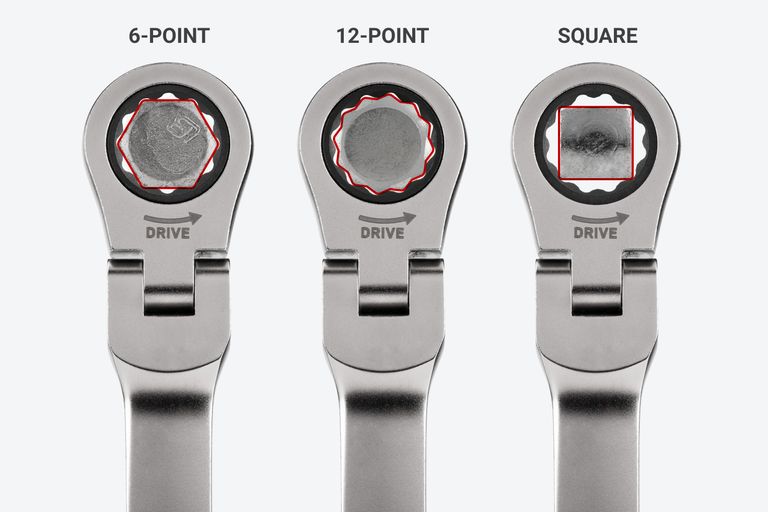 13Piece Long Flex Ratcheting Box End Wrench Set TEKTON