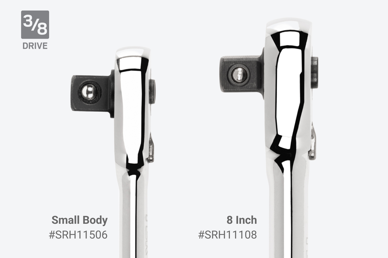 3/8 Inch Drive x 6 Inch Quick-Release Small Body Ratchet | TEKTON