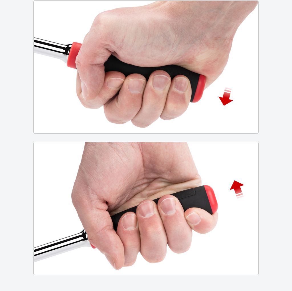 3Piece Flex QuickRelease Comfort Grip Ratchet Set TEKTON