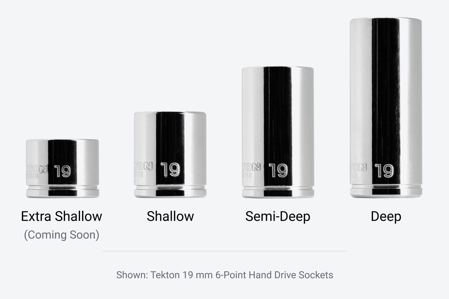 3/8 Inch Drive x 21 mm Deep 6-Point Socket | TEKTON