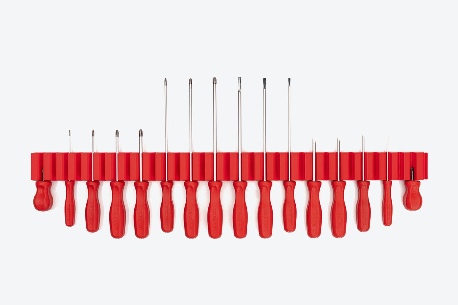 20-Tool Modular Driver Organizer Set (Red) | TEKTON | Made in USA