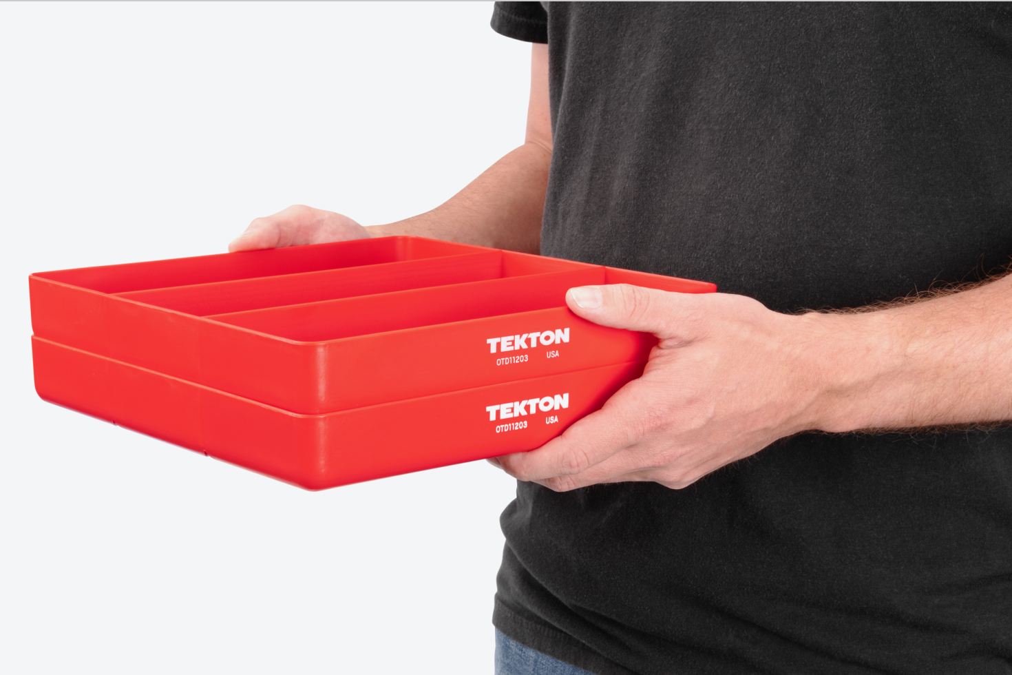 3-Compartment Organizer Tray (Red) | OTD11203 | TEKTON