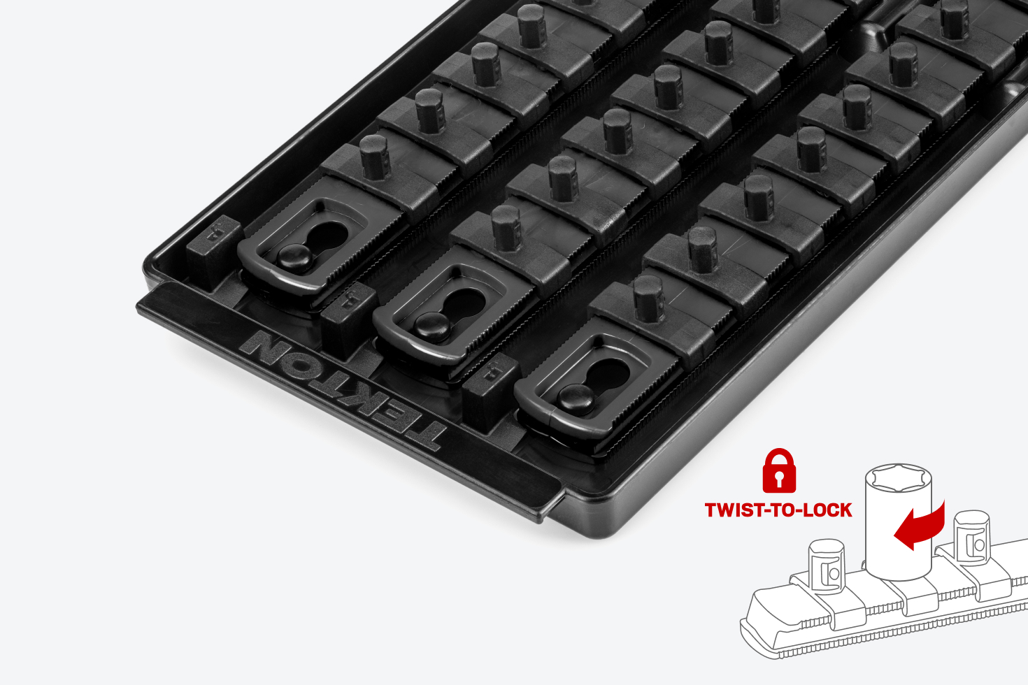 1/4 Inch Drive 6-Point Socket Set (5/32 - 9/16 Inch) | TEKTON