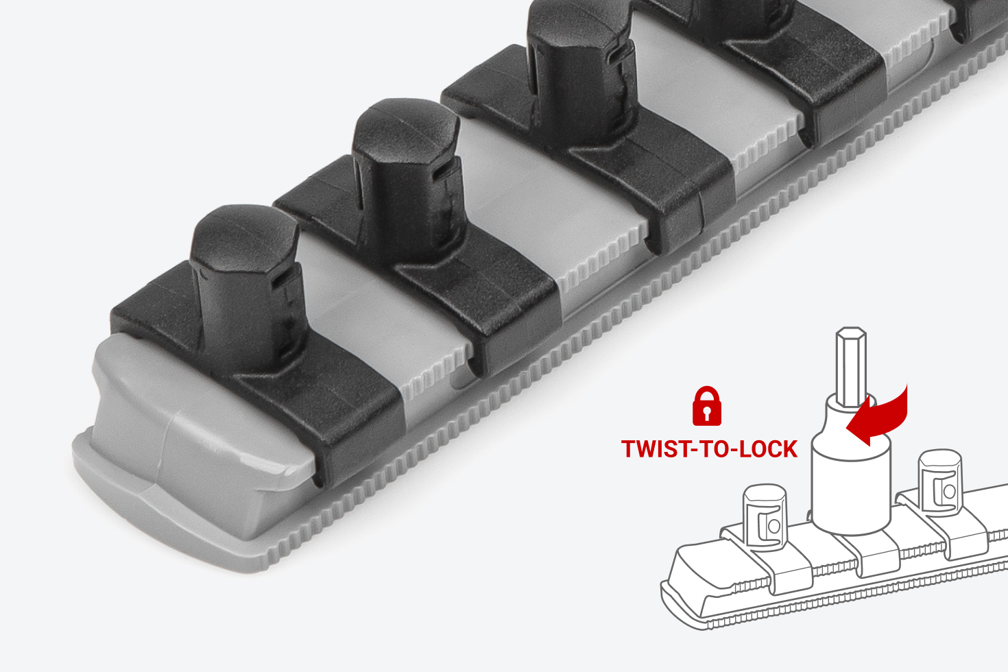 8-Piece 3/8 Inch Drive Triple Square Impact Bit Socket Set