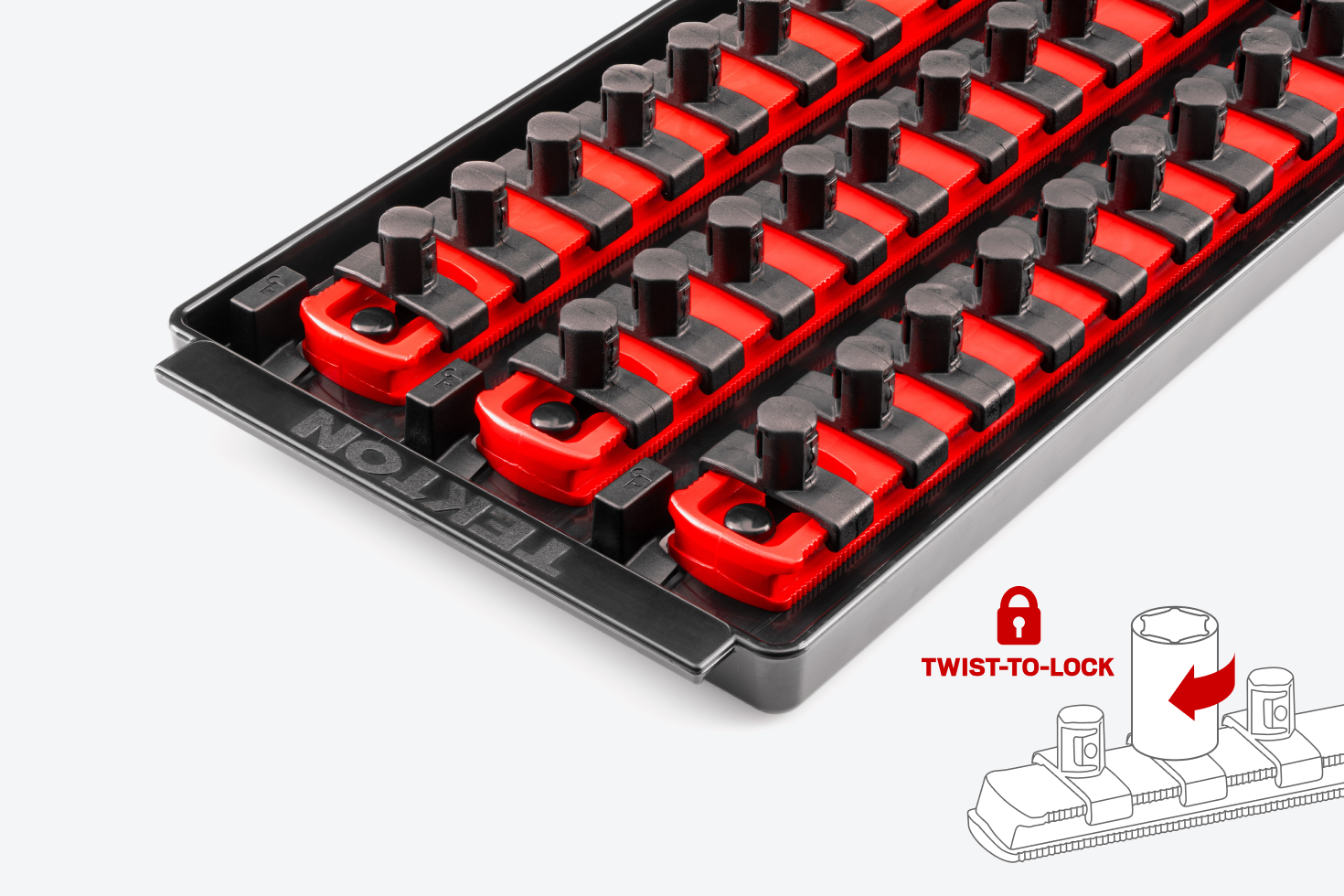 3/8 Inch Drive 6-Point Impact Socket Set (57-Piece) | TEKTON