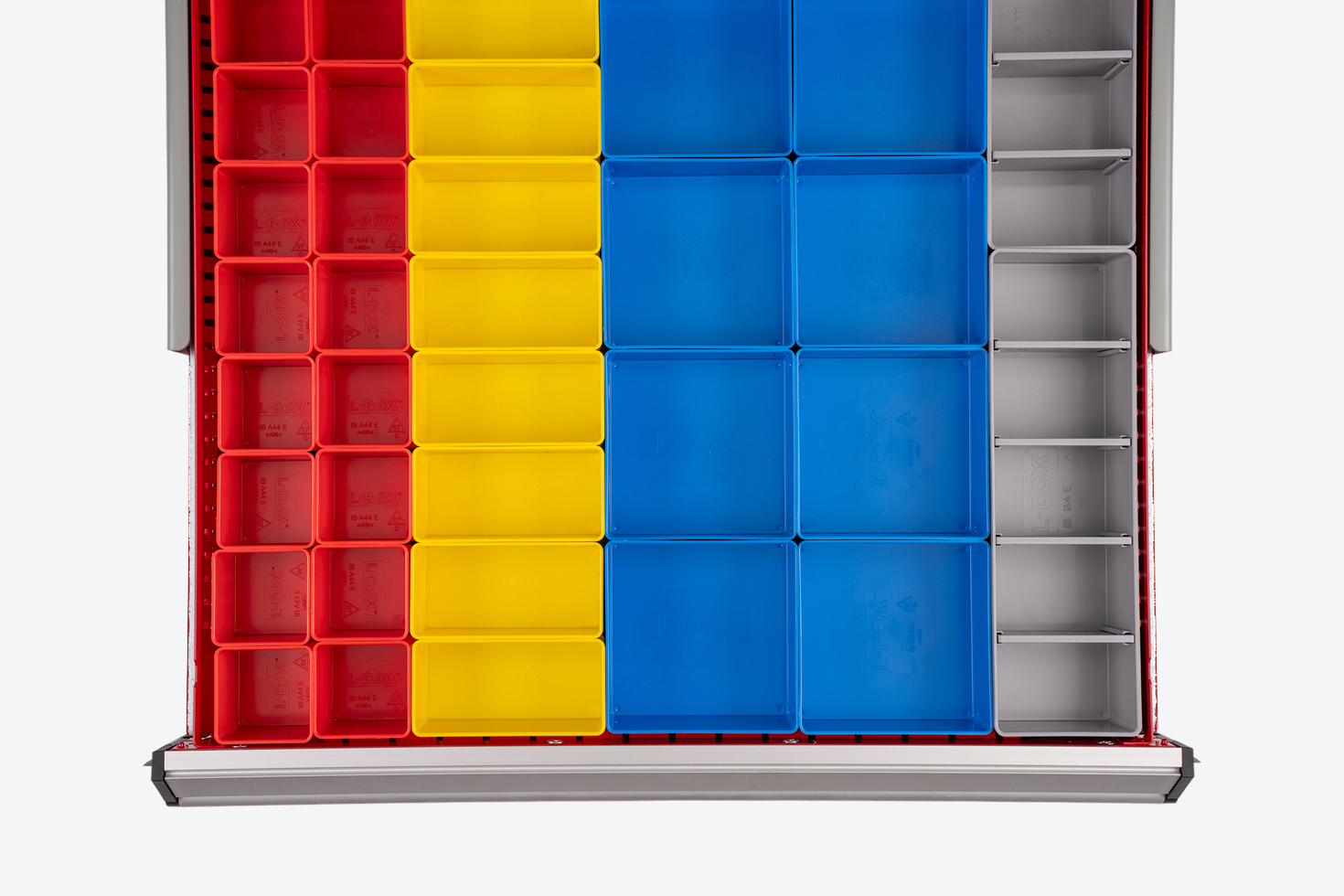 2 x 2 Inch Shallow Organizer Bin (Red) | TEKTON