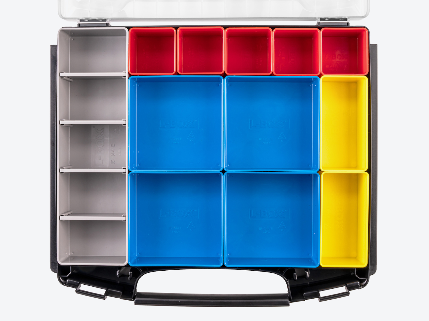 2 Inch Shallow Lidded Drawer with 26-Piece Organizer Bin Set | TEKTON